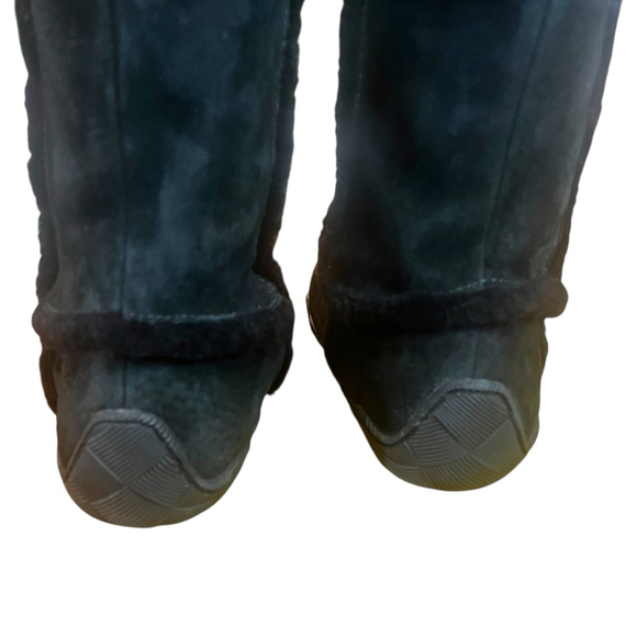 Patagonia Black Scampdown Sheepskin & Suede Winter Boots, 9 - Picture 11 of 14